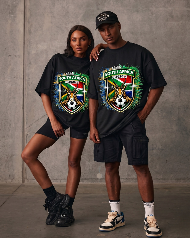 South Africa 2026 Springbok Crest Edition Soccer World Cup Unisex Fan T-Shirt