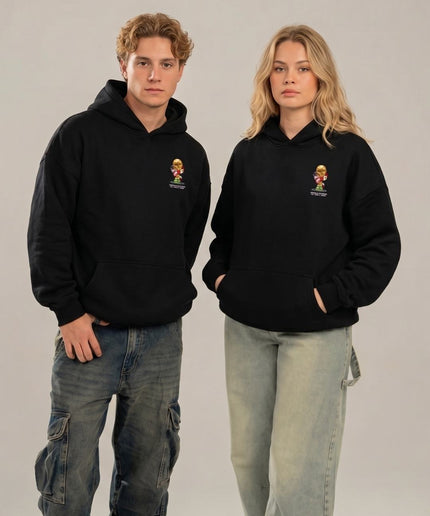 Cristiano Ronaldo Red Gold Multi-Club Career Collage Adult Fan Hoodie