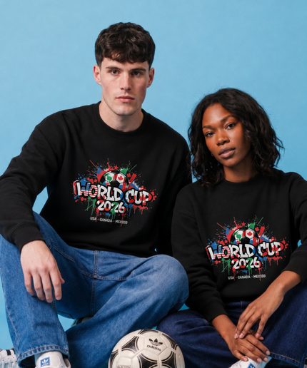 World Cup 2026 Graffiti Splash USA Canada Mexico Unisex Fan Crewneck