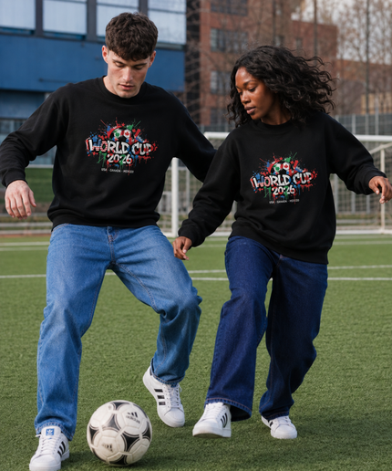 World Cup 2026 Graffiti Splash USA Canada Mexico Unisex Fan Crewneck