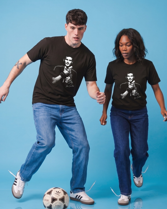 T-shirt unisexe de supporter Iker Casillas Espagne Gardien Légende Signature