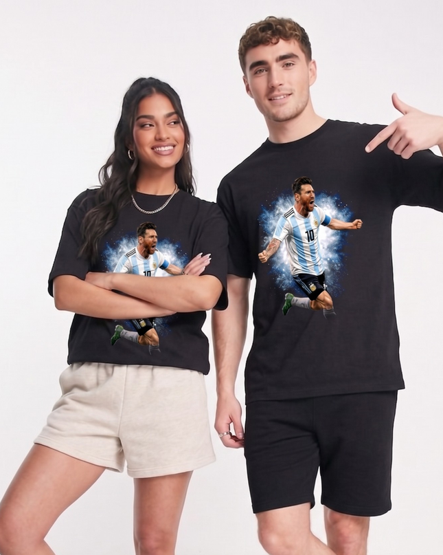 Lionel Messi Goal Celebration Argentina Fan T-Shirt