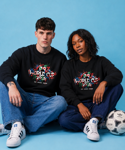 World Cup 2026 Graffiti Splash USA Canada Mexico Unisex Fan Crewneck