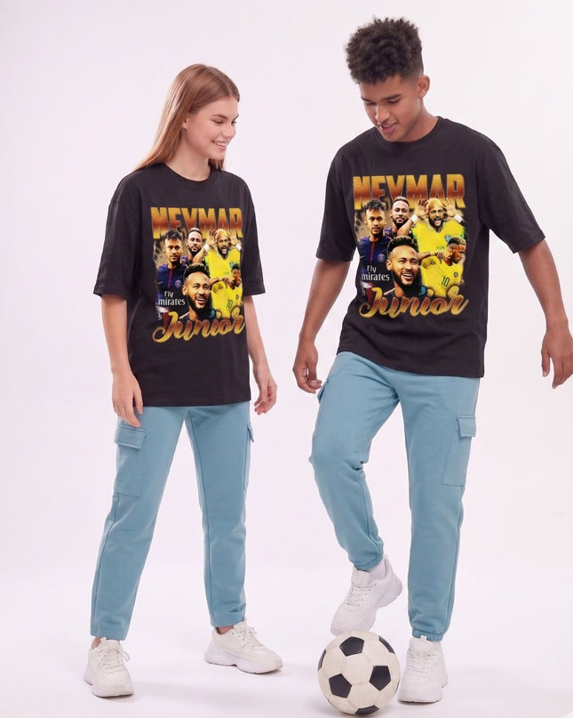 Neymar Junior Vintage Bootleg Collage Unisex Fan T-Shirt