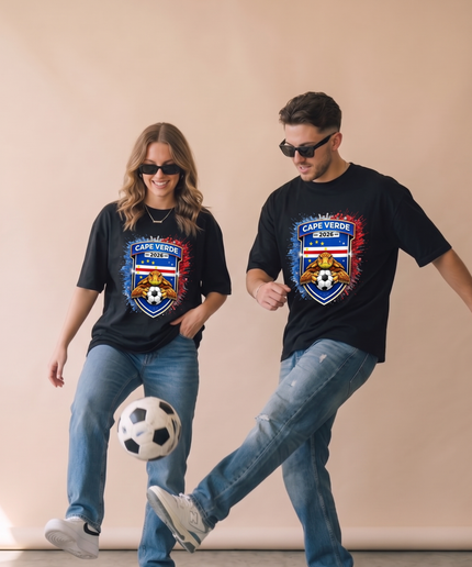 Cape Verde 2026 Sea Turtle Crest Unisex Fan T-Shirt