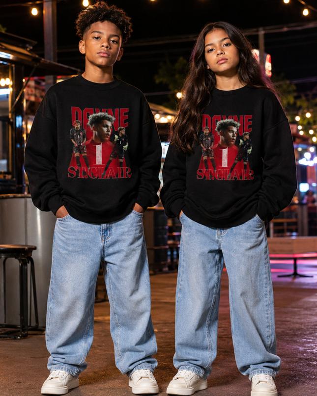 Dayne St. Clair Canada 2026 Kids Fan Crewneck