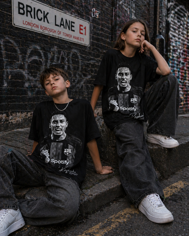 Raphinha Barcelona Kids Fan T-Shirt Vol. 2