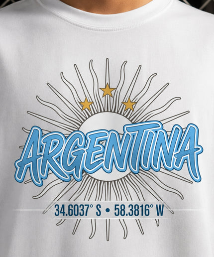 Argentina Coordinates Unisex Fan T-Shirt