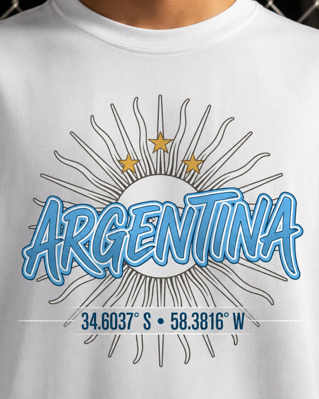 Argentina Coordinates Unisex Fan T-Shirt