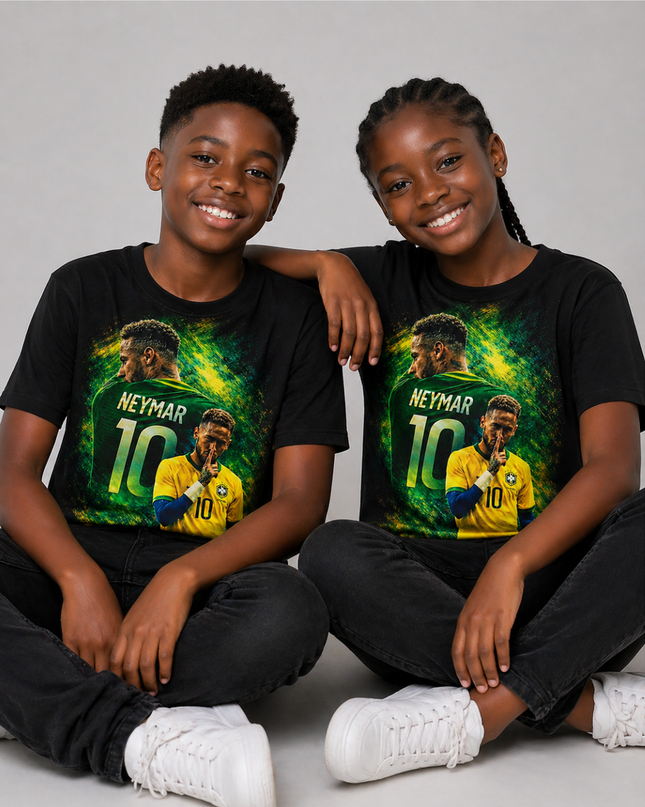 Neymar Jr Brazil Kids Fan T-Shirt Vol. 2