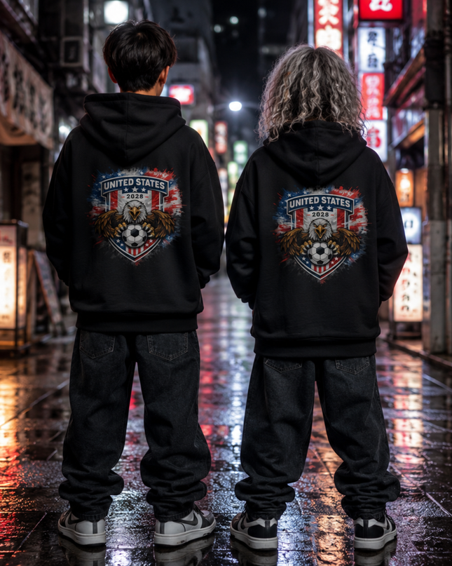 United States 2028 Eagle Kids Fan Hoodie