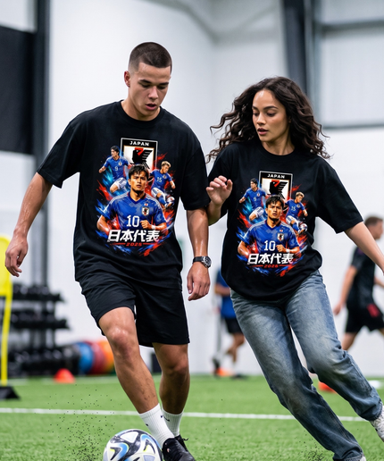 T-shirt unisexe pour supporter du Japon – Équipe du Japon 2026, numéro 10