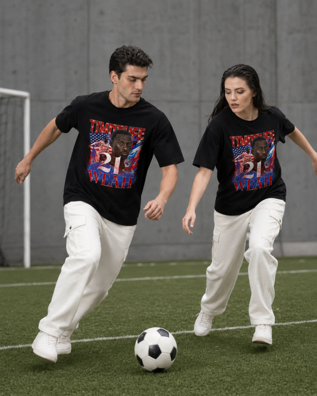 Timothee Weah USA #21 Unisex Fan T-Shirt