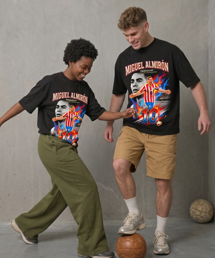 Miguel Almirón #10 Paraguay World Cup 2026 Qualified Unisex Fan T-Shirt