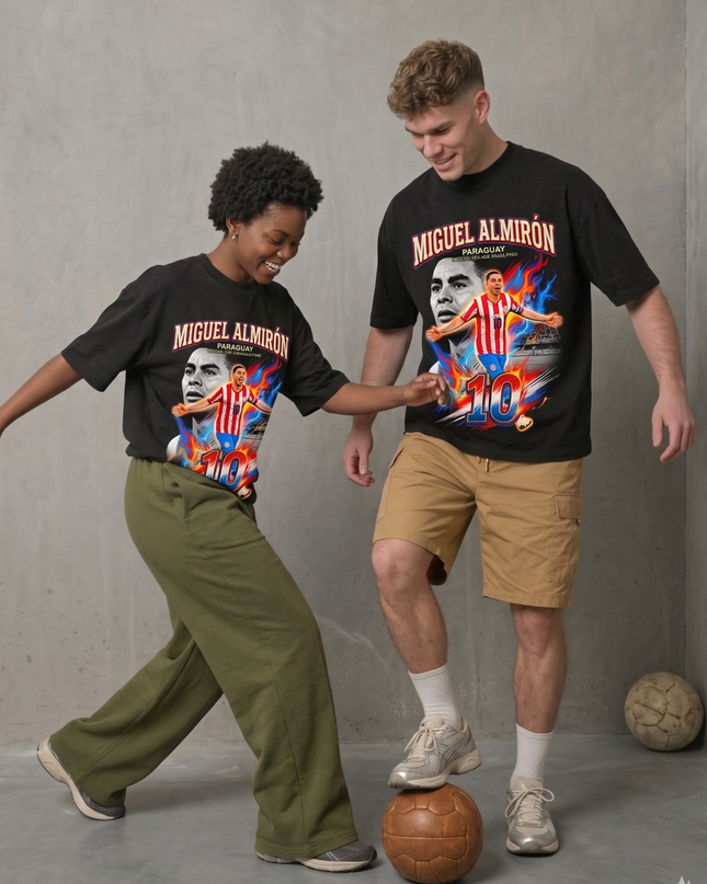 Miguel Almirón #10 Paraguay World Cup 2026 Qualified Unisex Fan T-Shirt