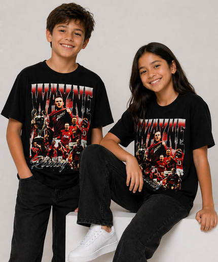 Wayne Rooney Manchester United Champions Kids Fan T-Shirt
