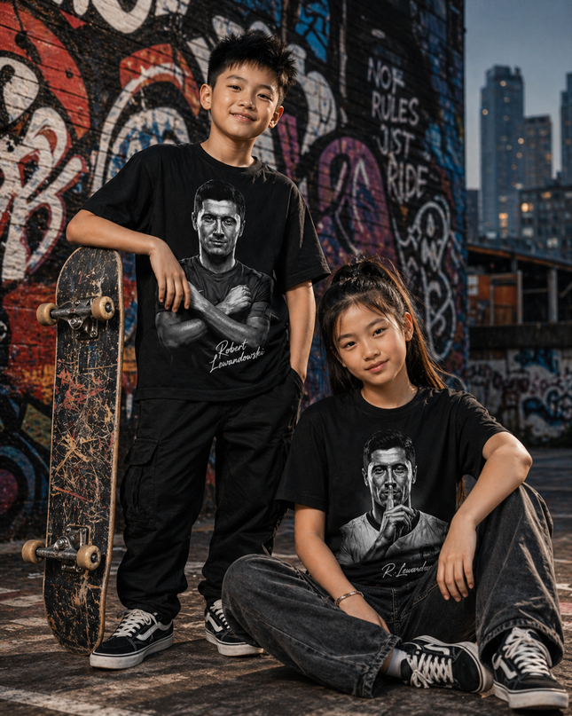 Robert Lewandowski Barcelona Kids Fan T-Shirt