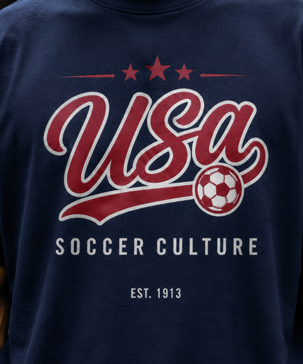 USA Soccer Culture Est. 1913 Unisex Fan T-Shirt