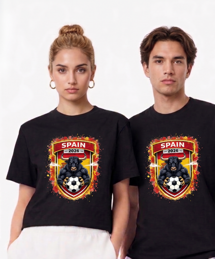 Spain 2026 Bull Crest Shield Unisex Fan T-Shirt