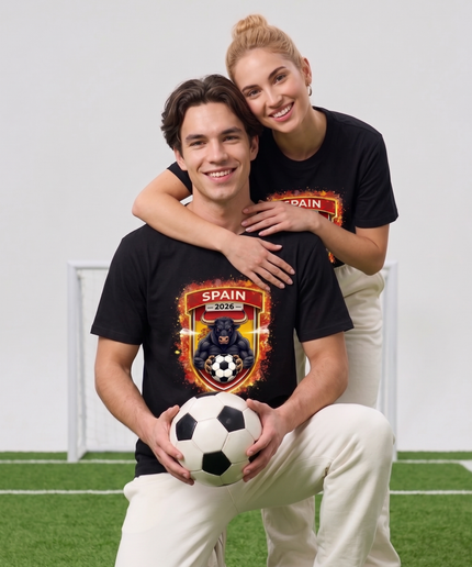 Spain 2026 Bull Crest Shield Unisex Fan T-Shirt