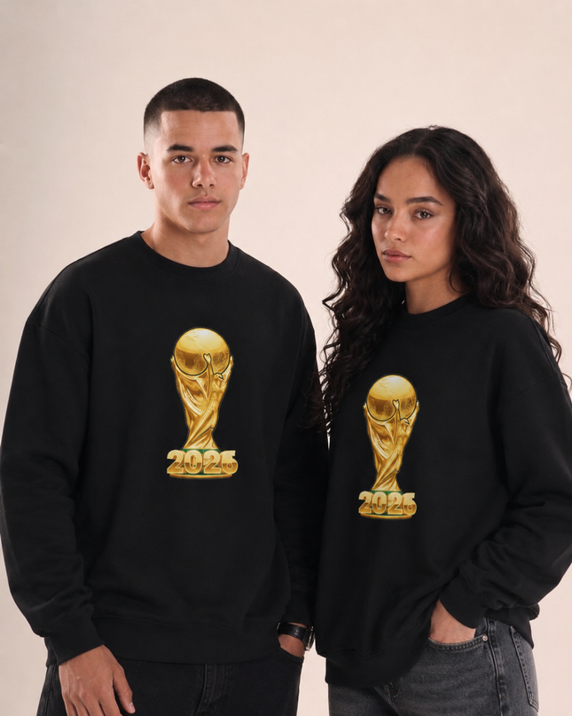 World Cup 2026 Golden Trophy Unisex Fan Crewneck