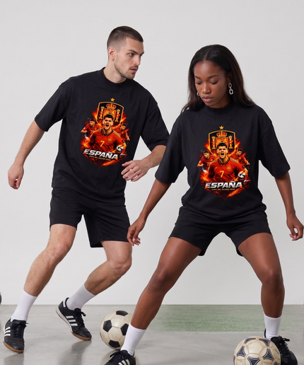 Alvaro Morata #7 España Copa del Mundo 2026 Unisex Fan T-Shirt