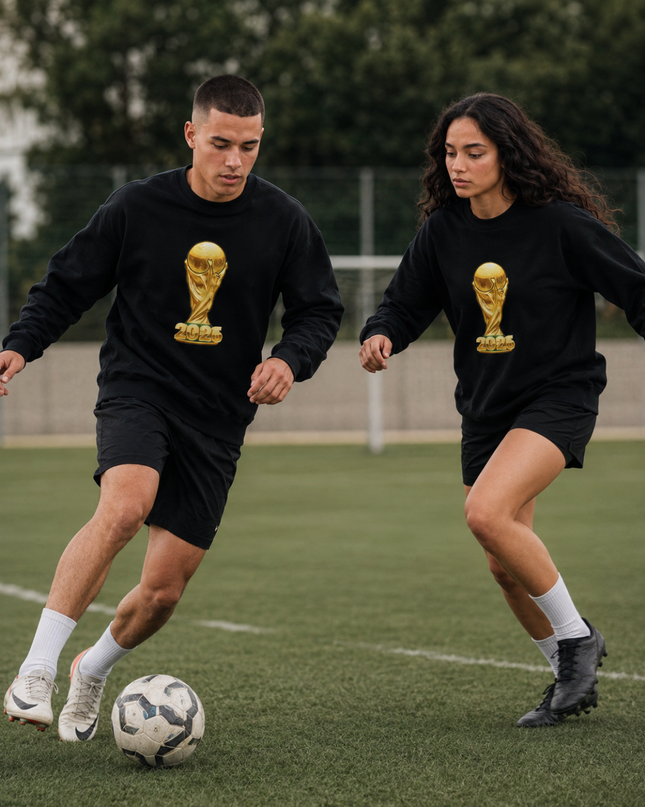 World Cup 2026 Golden Trophy Unisex Fan Crewneck
