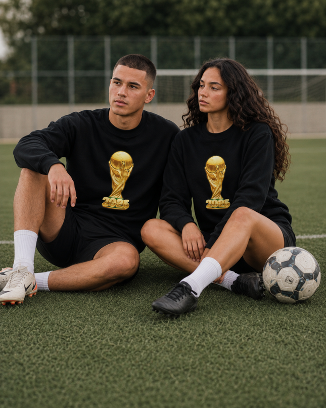 World Cup 2026 Golden Trophy Unisex Fan Crewneck