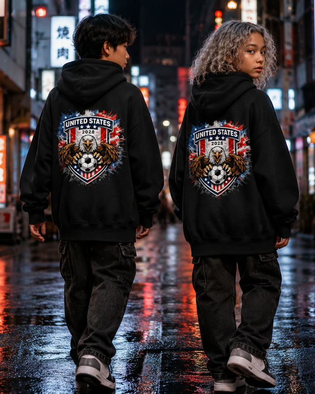 United States 2028 Eagle Kids Fan Hoodie