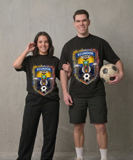 Ecuador Condor Shield Edition Soccer World Cup 2026 Unisex Fan T-Shirt