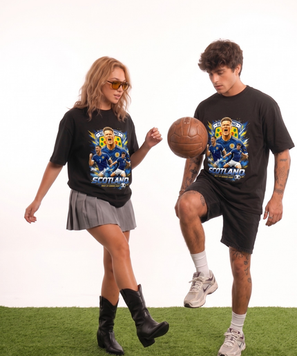 T-shirt unisexe fan de la Coupe du Monde de Football Écosse 2026 Édition Joueur