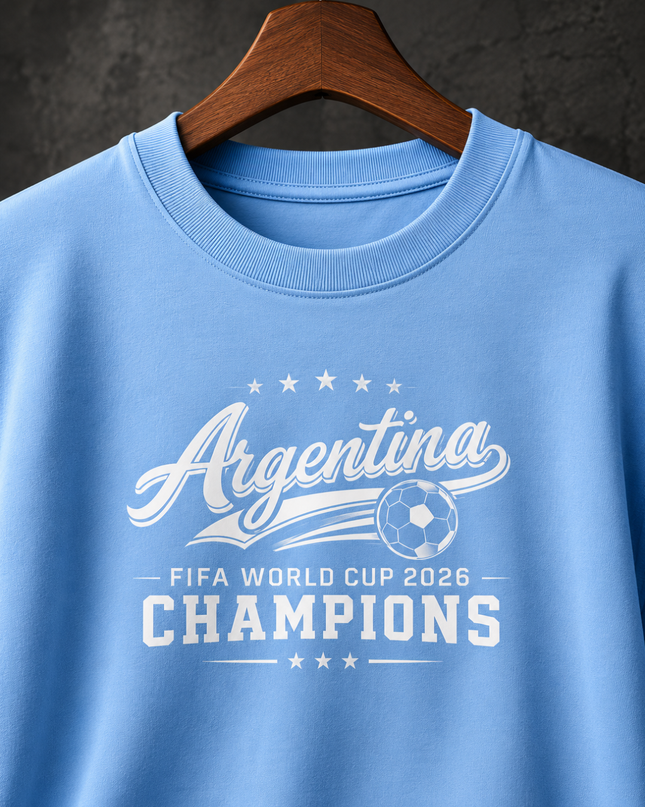 Argentina FIFA World Cup 2026 Champions Unisex Fan T-Shirt