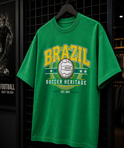 Brazil Soccer Heritage Est. 1914 Kids Fan T-Shirt