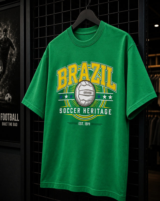 Brazil Soccer Heritage Est. 1914 Unisex Fan T-Shirt