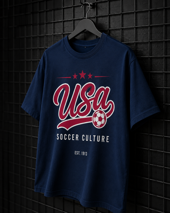 USA Soccer Culture Est. 1913 Kids Fan T-Shirt