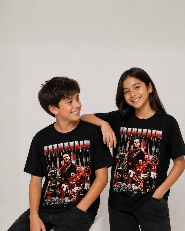Wayne Rooney Manchester United Champions Kids Fan T-Shirt