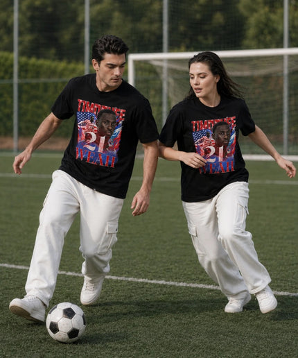 Timothee Weah USA #21 Unisex Fan T-Shirt