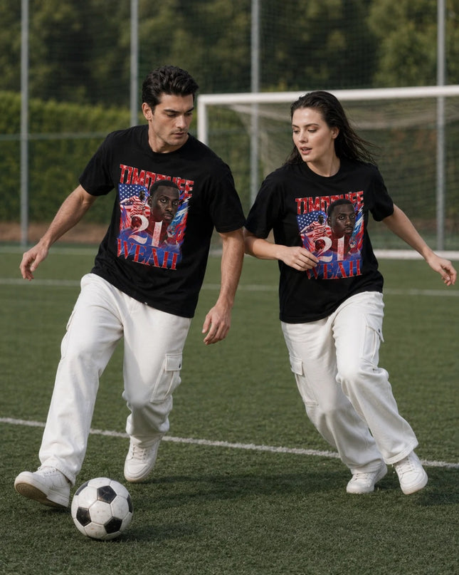 Timothee Weah USA #21 Unisex Fan T-Shirt
