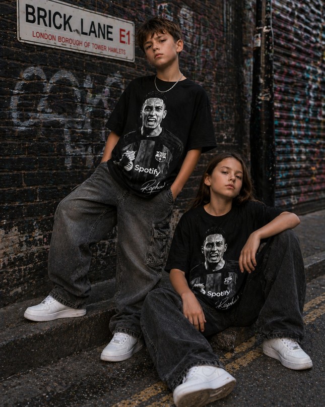 Raphinha Barcelona Kids Fan T-Shirt Vol. 2