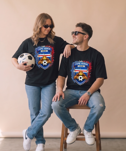 Cape Verde 2026 Sea Turtle Crest Unisex Fan T-Shirt