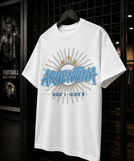 Argentina Coordinates Unisex Fan T-Shirt