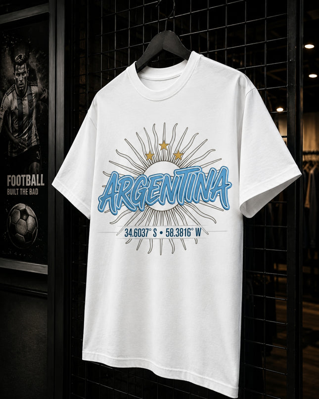 Argentina Coordinates Unisex Fan T-Shirt