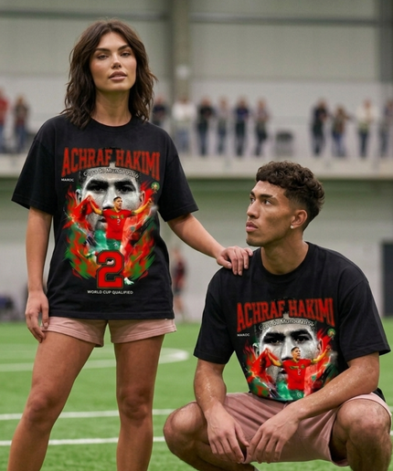 Achraf Hakimi Morocco #2 Copa do Mundo 2026 Unisex Fan T-Shirt