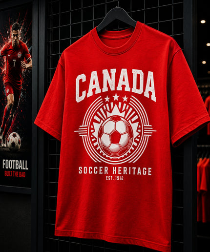 Canada Soccer Heritage Est. 1912 Kids Fan T-Shirt