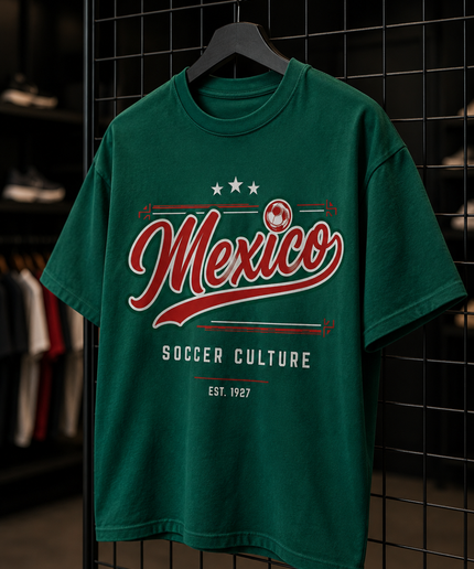 Mexico Soccer Culture Est. 1927 Kids Fan T-Shirt
