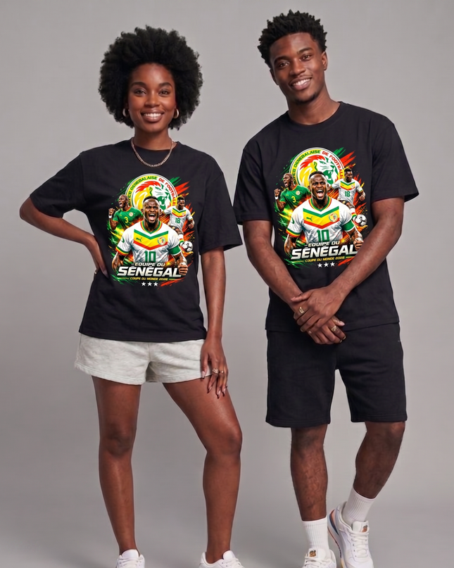 Équipe du Sénégal Coupe du Monde 2026 Unisex Fan T-Shirt