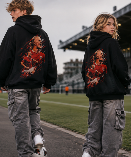 Erling Haaland #9 Norway Dynamic Roar Kids Fan Hoodie