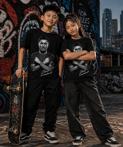 Robert Lewandowski Barcelona Kids Fan T-Shirt