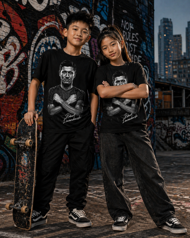 Robert Lewandowski Barcelona Kids Fan T-Shirt