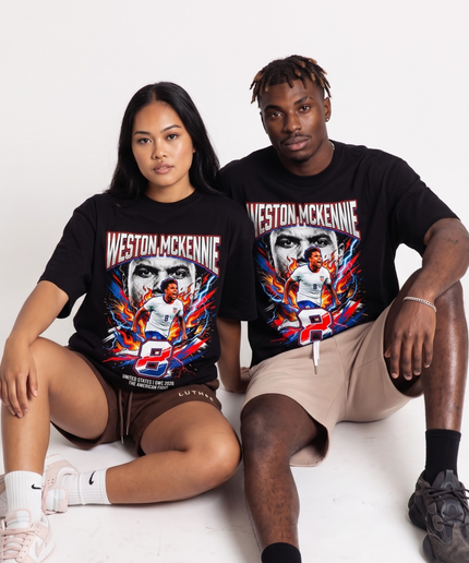 Weston McKennie #8 USA États-Unis OWC 2026 Le combat américain T-Shirt unisexe pour fans